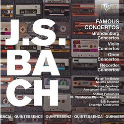 バッハ：オルガン協奏曲集 5枚組 ヴァリアスアーティスツ BRL-96197 [クラシックCD 輸入盤]