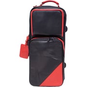 トランペット用コンパクト・ギグバッグ <ダブル> カラー：黒レザー＆赤レザー 4-ECLD TPT 2 COMPACT GIG BAG LEATHER RED