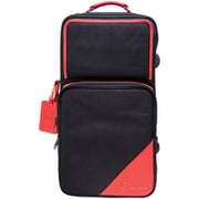 トランペット用コンパクト・ギグバッグ <トリプル> カラー:黒コーデュラ&赤レザー 5-ECND TPT 3 COMPACT GIG BAG TEXTILE RED