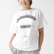 Tシャツ GA-C643TS ホワイト Lサイズ [ヨガ シャツ レディース]