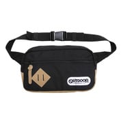 12469569 [OUTDOOR PRODUCTS クラシック ボディバッグ 斜め掛け 肩掛け ウエストバッグ BLACK]