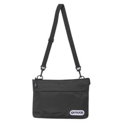 22409717 [OUTDOOR PRODUCTS ソリッドスクエア サコッシュ ショルダーバッグ 斜め掛け 肩掛け B5収納 BLACK]