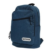 22419776 [OUTDOOR PRODUCTS ヘザーテクス ストリームライン デイパック リュック A4収納 H/NAVY]