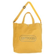 22425073 [OUTDOOR PRODUCTS ロゴプリント キャンバス＆ヘザー トートバッグ A4収納 MUSTARD(キャンバス)]
