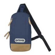 22429790 [OUTDOOR PRODUCTS クラシック ボディバッグ タテ型 斜め掛け 肩掛け NAVY]