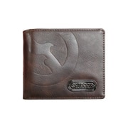 OUTDOOR PRODUCTS マークエンボス メタルプレート 二つ折財布 D.BROWN 22449894