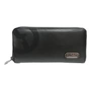 OUTDOOR PRODUCTS マークエンボス メタルプレート 長財布 ラウンドジップ BLACK 22449895