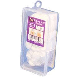 ダンドリビス 穴キャップ（10mm） ホワイト A10-1 Abox 70個入り C-AC1001-AX