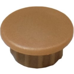 穴キャップ 8mm穴用 茶 A8-8 20個入 C-AC0808-BP
