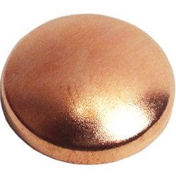 いたずら防止キャップ 銅 16mm 生地 50個入 C-MSXCCX-50