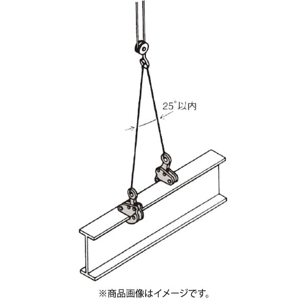 三木ネツレン NETSUREN:HV-N-2TON-40 [HV-N型横吊クランプ 2TON 12