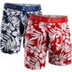 SWING SHIFT BOXER BRIEFS PRINT 6インチ 2U012B.208.L ALOHA-MAHALO Lサイズ(日本:XLサイズ) [機能性スポーツウェア アンダーウェア  メンズ]