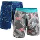 2U012B.215.M [Swing Shift Boxer 6 FISH SCHOOL/FLAMINGO]