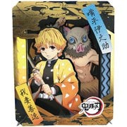 PT-218 鬼滅の刃 PAPER THEATER 善逸&伊之助 [ペーパークラフト（完成サイズ：H100×W80×D42mm）]