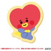 BT21 もこもこ刺繍バッジ TATA [キャラクターグッズ]