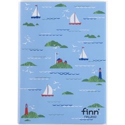 ポケット付高透明カバーノート フィダッシュ パックンカバーノート ヨット FINN-7623