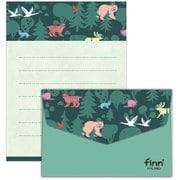 フィンランドモチーフ ミニメッセージ フィンダッシュ 森のどうぶつ FINN-7922