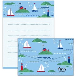 フィンランドモチーフ ミニメッセージ フィンダッシュ ヨット FINN-7923