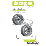 DCL-PAR037 1/24 レジン製ディティールアップパーツ フォードGT 2017年 ル・マン24時間用 ホイールセット [プラモデル用パーツ]