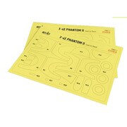 RSKM32-0001 1/32 ディティールアップパーツ F-4G ファントム II 塗装マスクシール （レベル用） [プラモデル用品]