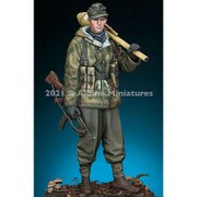 AM16042 1/16 レジン製ミリタリーフィギュア WW II ドイツ 第28猟兵師団 鉄十字師団 立像 [組立式プラスチックモデル]