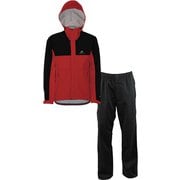 メンズ３Ｌコンバットレインスーツ MENS 3L COMBAT RAIN SUIT ODS92030 056009 レッドブラック Mサイズ [アウトドア レインウェア上下セット メンズ]