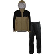 メンズ３Ｌコンバットレインスーツ MENS 3L COMBAT RAIN SUIT ODS92030 256009 ベージュブラック Mサイズ [アウトドア レインウェア上下セット メンズ]