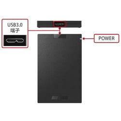 ヨドバシ.com - バッファロー BUFFALO 外付けSSD ポータブル SSD-PGCU3Cシリーズ 500GB USB 3.2（Gen1）対応  USB-C/USB-A接続 耐衝撃 ブラック SSD-PGC500U3-BC 通販【全品無料配達】