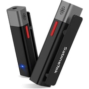 充電式ワイヤレスBluetoothマイク Sabinetek SmartMike+2個セット(ケーブル付き)