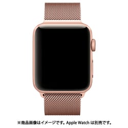 IQ-AWML40-RGO [AppleWatch ステンレスミラネーゼバンド 38/40mm ローズゴールド]