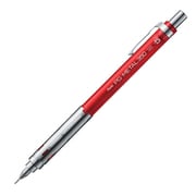 シャープペン PG-METAL350(ピージーメタル 350) 0.5mm HB ノック式 製図用 本体色:クリアレッド PG315-TB