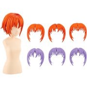 JK013 創彩少女庭園 アフタースクール ショートウィッグA オレンジ＆パープル [組立式プラスチックモデル 1/10スケール]