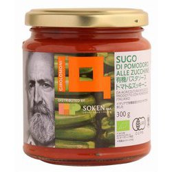 創健社 ジロロモーニ 有機パスタソース トマト＆ズッキーニ 300g