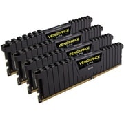 DDR4, 2400MHz 32GB 4x288 DIMM, Unbuffered, 16-16-16-39, Vengeance LPX Black CMK32GX4M4A2400C16