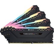 VENGEANCE RGB PRO DDR4 UDIMM 32GB (8GBx4) DDR4-3200 (PC4-25600) CL16/1.35V XMP2.0 Black CMW32GX4M4C3200C16