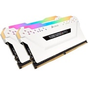 VENGEANCE RGB PRO DDR4 UDIMM 32GB (16GBx2) DDR4-3200 (PC4-25600) CL16/1.35V XMP2.0 White CMW32GX4M2E3200C16W