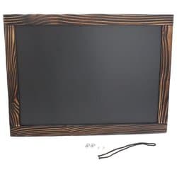 木製両面ブラックボード茶450×600mm MBD641