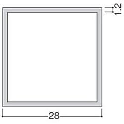 ヨドバシ.com - 光 HIKARI TK100-28 [スチール角パイプ 28角x1000mm