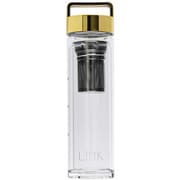 Tii Bottle 茶こし付き二重ガラス構造ボトル ゴールド 00420KIT-001GD1