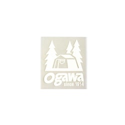 ogawaカッティングステッカー ロゴステッカー ホワイト Sサイズ 8060001000