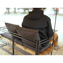DOD クッションカバー 2枚セット 販売終了 販売終了】クッションカバー（2枚セット）（チャコールグレー