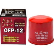 PLATINUM オイルフィルター ホンダ車用 (純正品番:15400-PFB-014等) AD-OFP-12