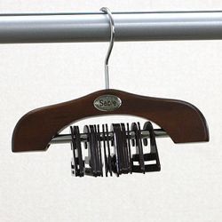 長塩産業 木製ハンガー  45cm　6本セット 長塩産業 木製ハンガー 45cm 6本セット（アウトレットハンガー