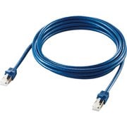 LANケーブル CAT7準拠 爪折れ防止 やわらか 3.0m ブルーメタリック LD-TWSYT/BM3