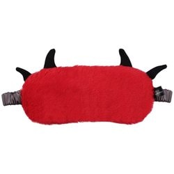 美ルル ふわもこホットアイマスク（小悪魔レッド） KRD9007-Red