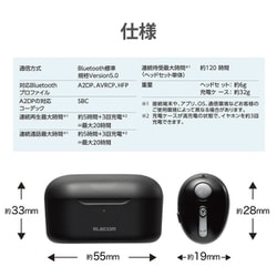 ヨドバシ.com - エレコム ELECOM LBT-HSC32MPBK [Bluetoothヘッド