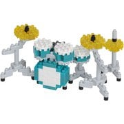 NBC_348 nanoblock（ナノブロック） ミニコレクション 楽器シリーズ ドラムセット グリーン [対象年齢：12歳～]