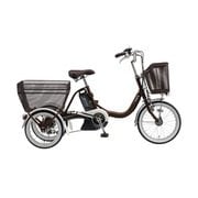 電動アシスト自転車 PAS(パス)ワゴン 前18/後16型(3輪タイプ) 15.4Ah 内装3段変速 カカオ PA16W