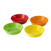 カラフルワイドボウル 4P