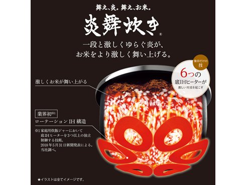 ヨドバシ.com - 象印 ZOJIRUSHI NW-LB18-BZ [圧力IH炊飯ジャー 炎舞 ...